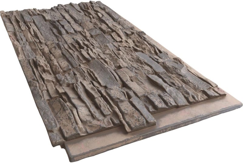 Ekena Millwork EverStone Canyon Ridge Faux Stone Panel, 45 3/4"W x 24 1/2"H x 1 1/4"D, Boardwalk Bay Color - Image 5